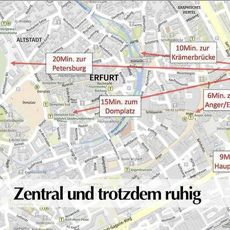 Helle 72qm Maisonette Altbau Im Herzen Erfurts Mit Kingsize Bett, 45 Zoll Smart-tv, Nobilia Kueche, 150mbts Wlan - Nur Ein Kurzer Spaziergang Zur Kraemerbruecke - Kostenlose Parkplaetze In Laufentfernung - Ausgewaehlte Empfehlungen Fuer Erfur