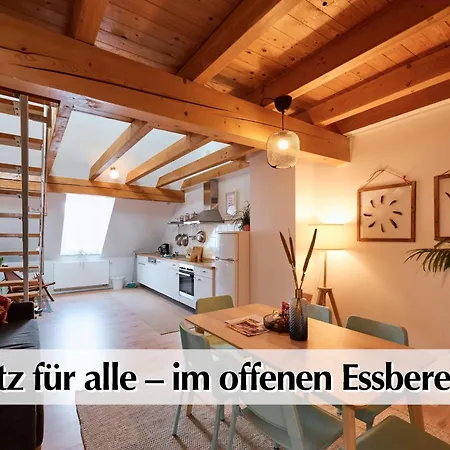 Apartamento Helle 72qm Maisonette Im Herzen Erfurts Mit Kingsize Bett, Smart-tv, Etc *