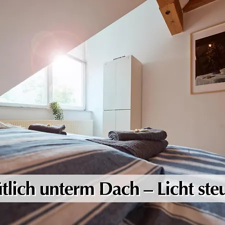 Helle 72qm Maisonette Im Herzen Erfurts Mit Kingsize Bett, Smart-tv, Etc Apartment