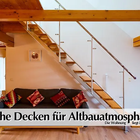 Appartement Helle 72qm Maisonette Altbau Im Herzen Erfurts Mit Kingsize Bett, 45 Zoll Smart-tv, Nobilia Kueche, 150mbts Wlan - Nur Ein Kurzer Spaziergang Zur Kraemerbruecke - Kostenlose Parkplaetze In Laufentfernung - Ausgewaehlte Empfehlungen Fuer Erfur