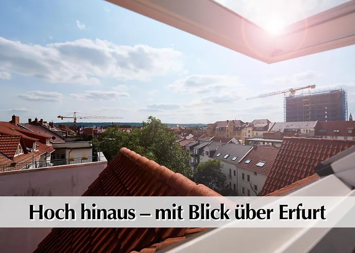 Helle 72qm Maisonette Altbau Im Herzen Erfurts Mit Kingsize Bett, 45 Zoll Smart-tv, Nobilia Küche, 150mbts Wlan - Nur Ein Kurzer Spaziergang Zur Krämerbrücke - Kostenlose Parkplätze In Laufentfernung - Ausgewählte Empfehlungen Für Inkl *