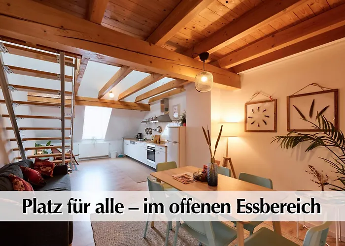 Apartamento Helle 72qm Maisonette Altbau Im Herzen Erfurts Mit Kingsize Bett, 45 Zoll Smart-tv, Nobilia Küche, 150mbts Wlan - Nur Ein Kurzer Spaziergang Zur Krämerbrücke - Kostenlose Parkplätze In Laufentfernung - Ausgewählte Empfehlungen Für Inkl *