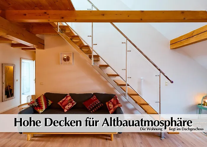 Apartamento Helle 72qm Maisonette Altbau Im Herzen Erfurts Mit Kingsize Bett, 45 Zoll Smart-tv, Nobilia Küche, 150mbts Wlan - Nur Ein Kurzer Spaziergang Zur Krämerbrücke - Kostenlose Parkplätze In Laufentfernung - Ausgewählte Empfehlungen Für Inkl