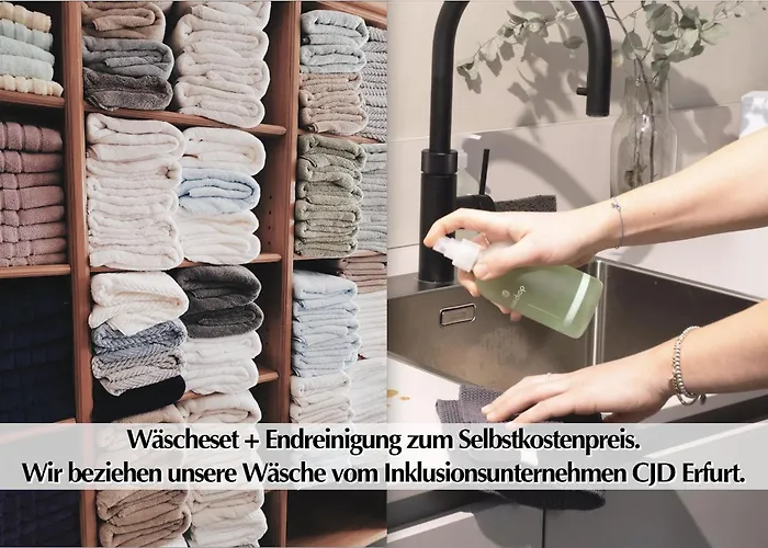 Apartamento Helle 72qm Maisonette Altbau Im Herzen Erfurts Mit Kingsize Bett, 45 Zoll Smart-tv, Nobilia Küche, 150mbts Wlan - Nur Ein Kurzer Spaziergang Zur Krämerbrücke - Kostenlose Parkplätze In Laufentfernung - Ausgewählte Empfehlungen Für Inkl Érfurt